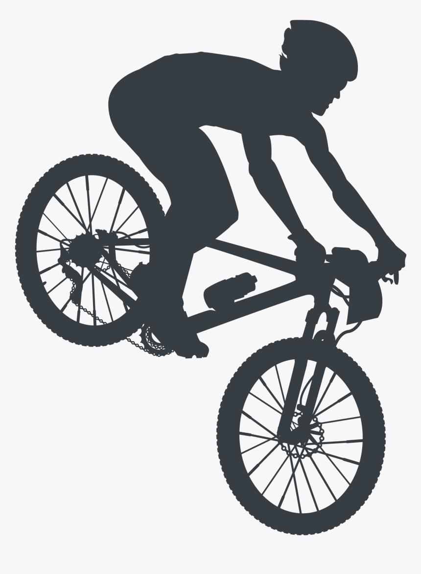 Bikers Silhouette Png, Transparent Png, Free Download