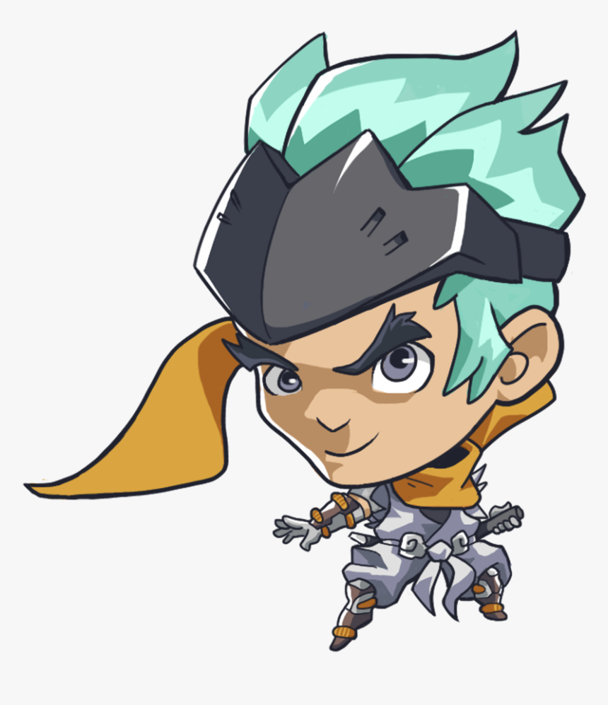 Overwatch Sprays Png - Overwatch Genji Cute Spray, Transparent Png, Free Download