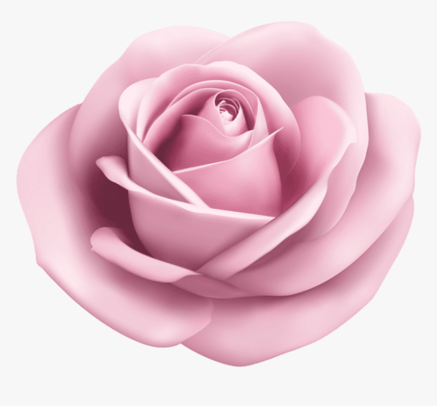 Free Png Rose Soft Pink Transparent Png Images Transparent - Light Blue Flower Png, Png Download, Free Download