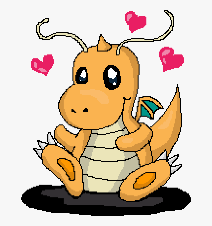 Cute Dragonite - Cartoon - Cartoon, HD Png Download, Free Download