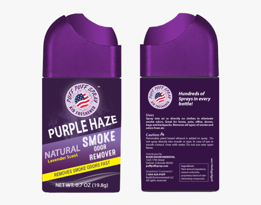 Purple Haze Smoke Remover - Bottle, HD Png Download, Free Download