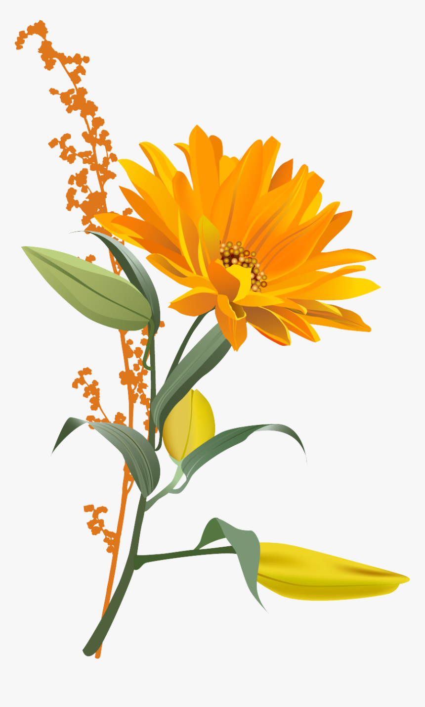 Free Free Transparent Background Flowers Sunflower Clipart SVG PNG EPS DXF File
