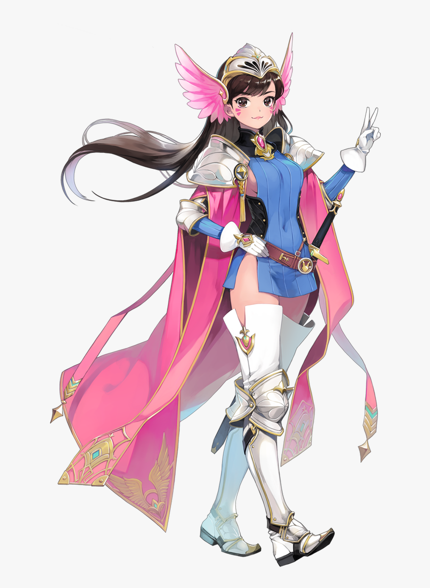 Overwatch Final Fantasy Ix Final Fantasy Vii Anime - D Va Fire Emblem, HD Png Download, Free Download