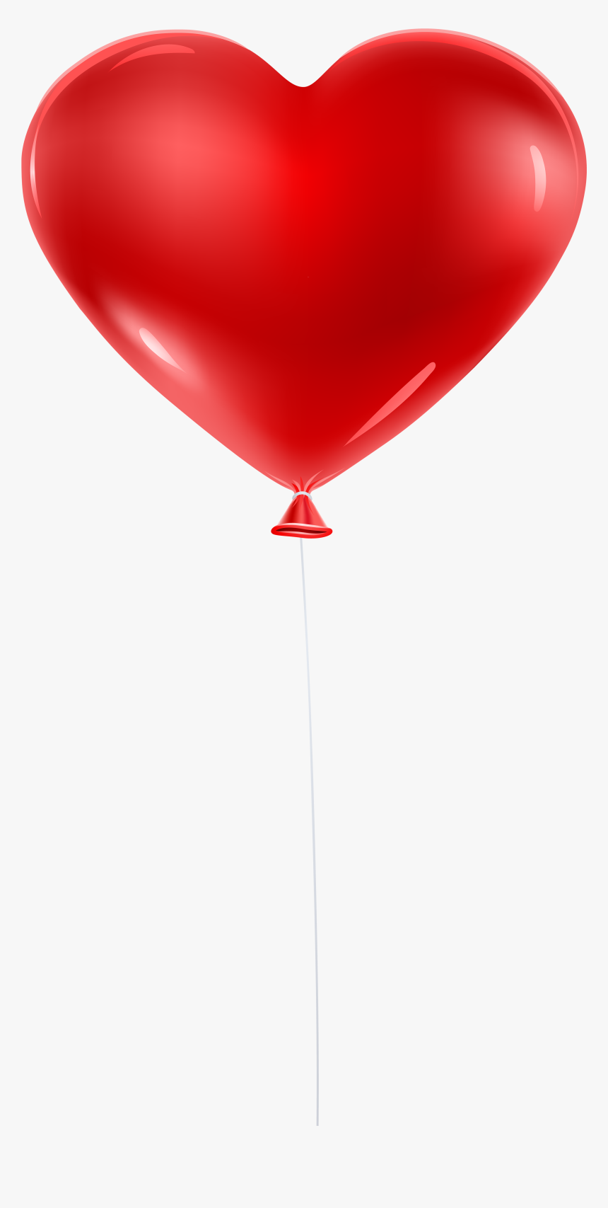 Red Balloon Heart Transparent Clip Artu200b Gallery - Balloon, HD Png Download, Free Download