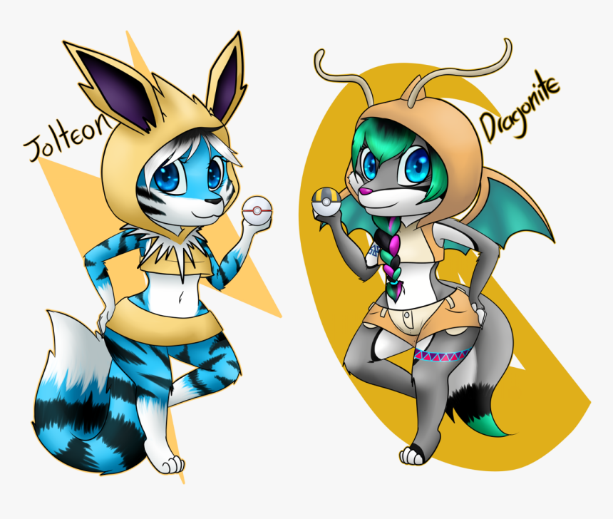 Alexis Cosplays Dragonite With Rou As Jolteon - Cartoon, HD Png Download, Free Download