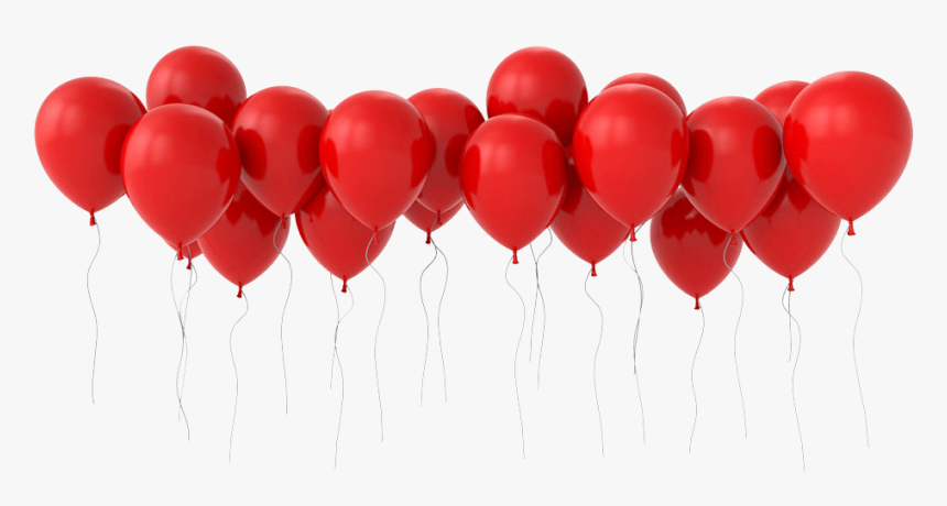 Red Balloons Png, Transparent Png, Free Download