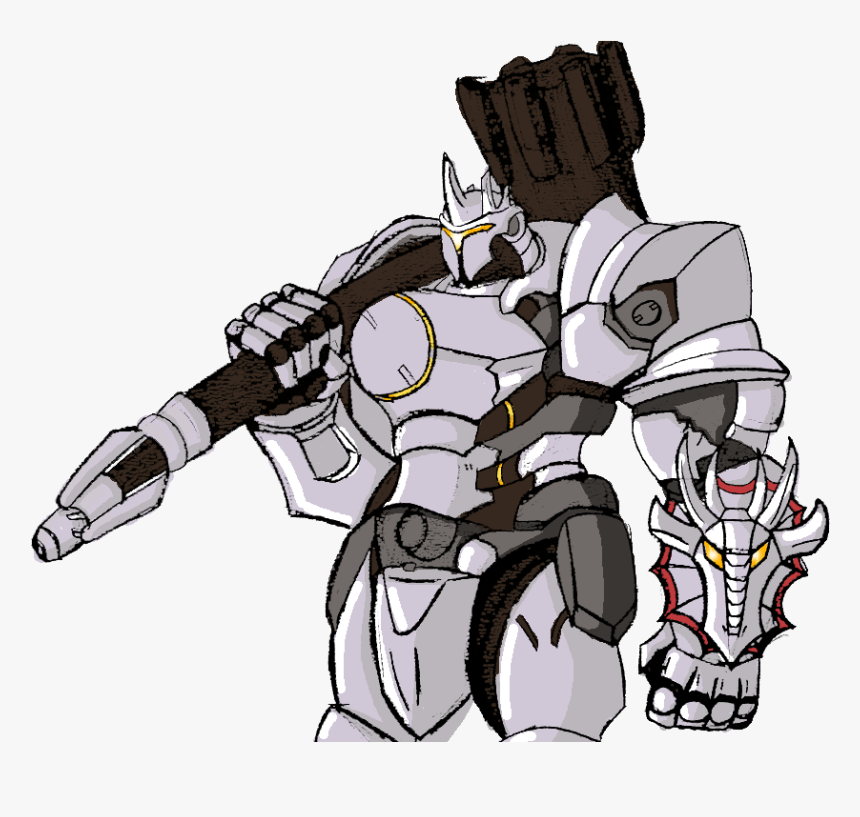 Reinhardt, Overwatch By Nemesisbruticusprime - Reinhardt Overwatch Drawing Easy, HD Png Download, Free Download