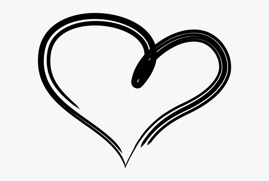 Transparent Drawn Heart Png - Hand Drawn Heart Clipart Transparent, Png Download, Free Download