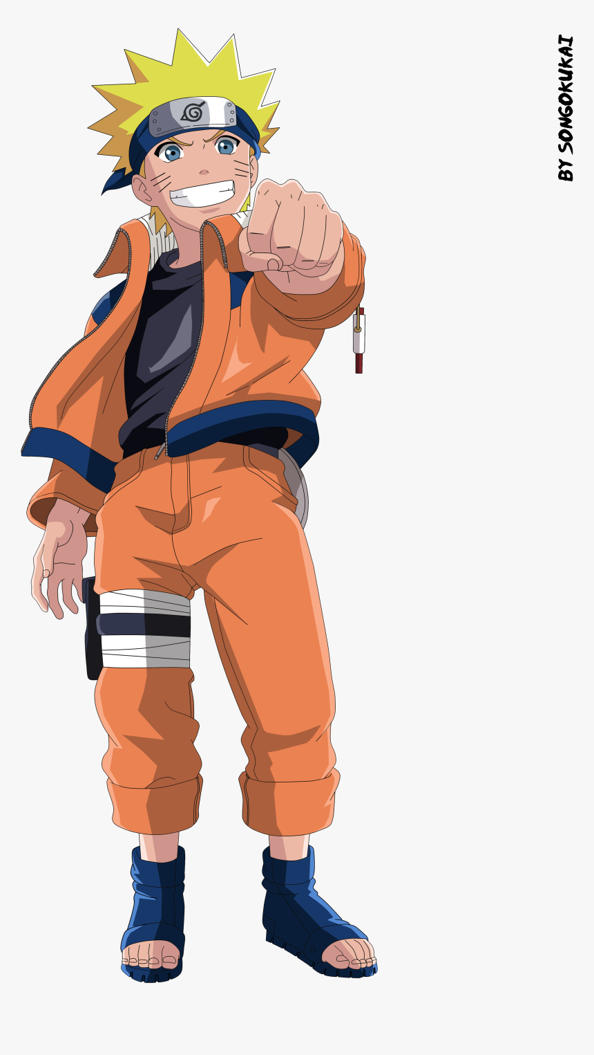 Transparent Naruto Headband Png - Naruto Uzumaki Full Body, Png Download, Free Download