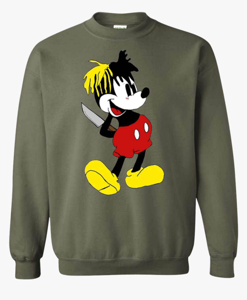 Xxxtentacion Mickey Mouse Sweater"
 Class= - Funny Music Note Shirt, HD Png Download, Free Download