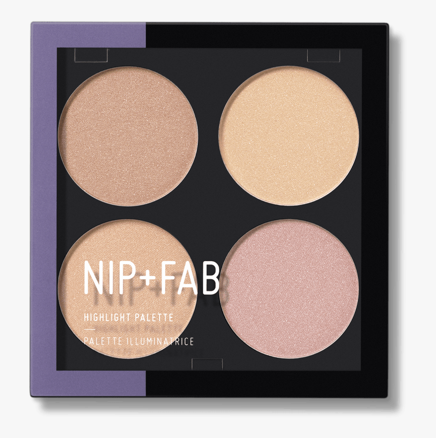Highlight Palette Glow Out - Nip Fab Highlighter Palette, HD Png Download, Free Download