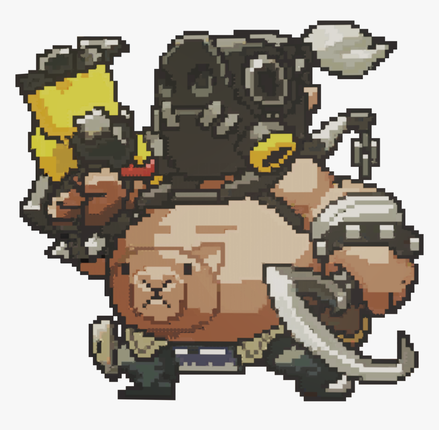 Jpg Transparent Stock Overwatch Spray Extraction Project - Overwatch Roadhog Pixel Spray, HD Png Download, Free Download