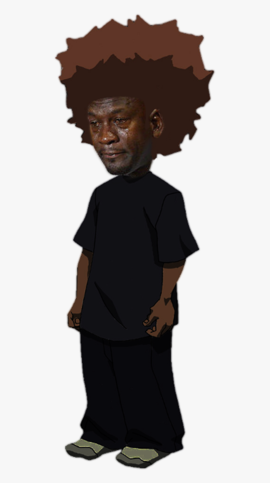 Transparent Crying Jordan Png - Huey Freeman, Png Download, Free Download