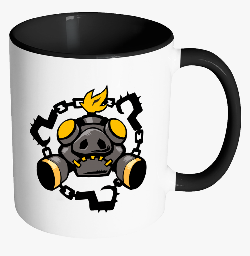 Overwatch Roadhog Chains Spray Mugs Accent Mug Black - Might Look Like Im Doing Nothing But, HD Png Download, Free Download