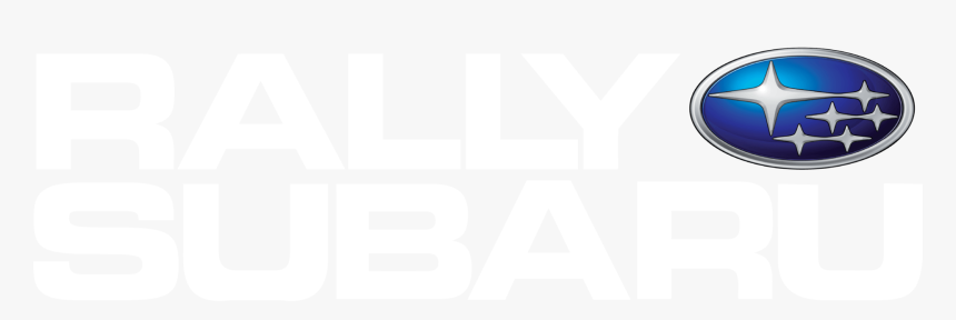 The Rally Subaru Logo With Letters In White, HD Png Download, Free Download
