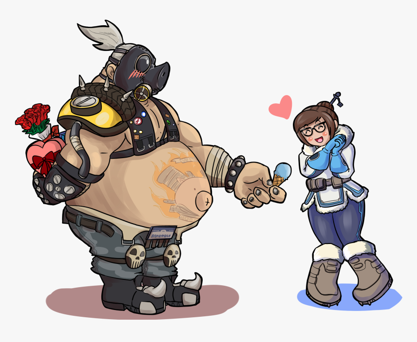 Overwatch The Lost Vikings Cartoon Fictional Character - Overwatch Characters In Love, HD Png Download, Free Download