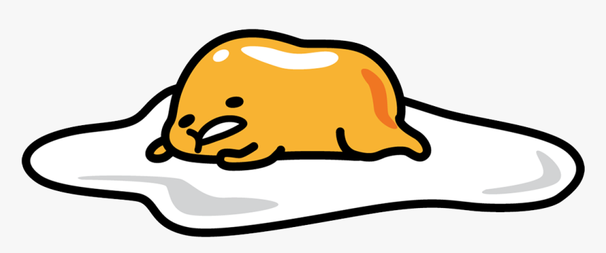 #3054 Gudetama , Width 8 Cm, Decal Sticker - Sanrio Egg, HD Png Download, Free Download