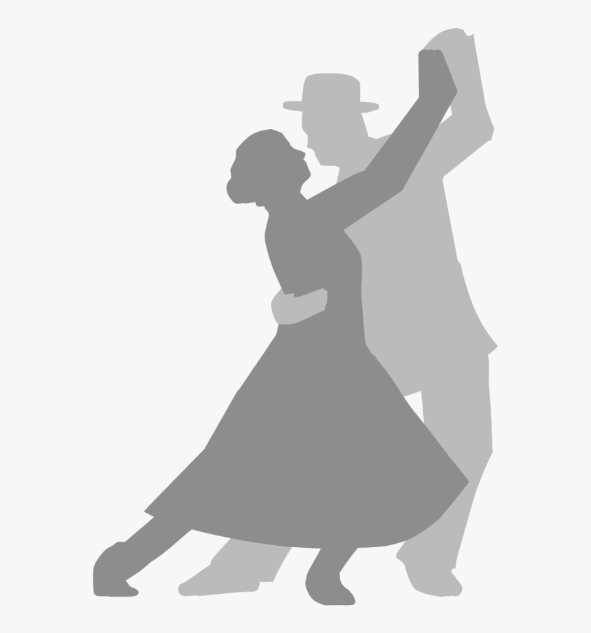 Starlite Ballroom Ballroom Dance Tango Partner Dance - Couple Dancing Silhouette Gif, HD Png Download, Free Download