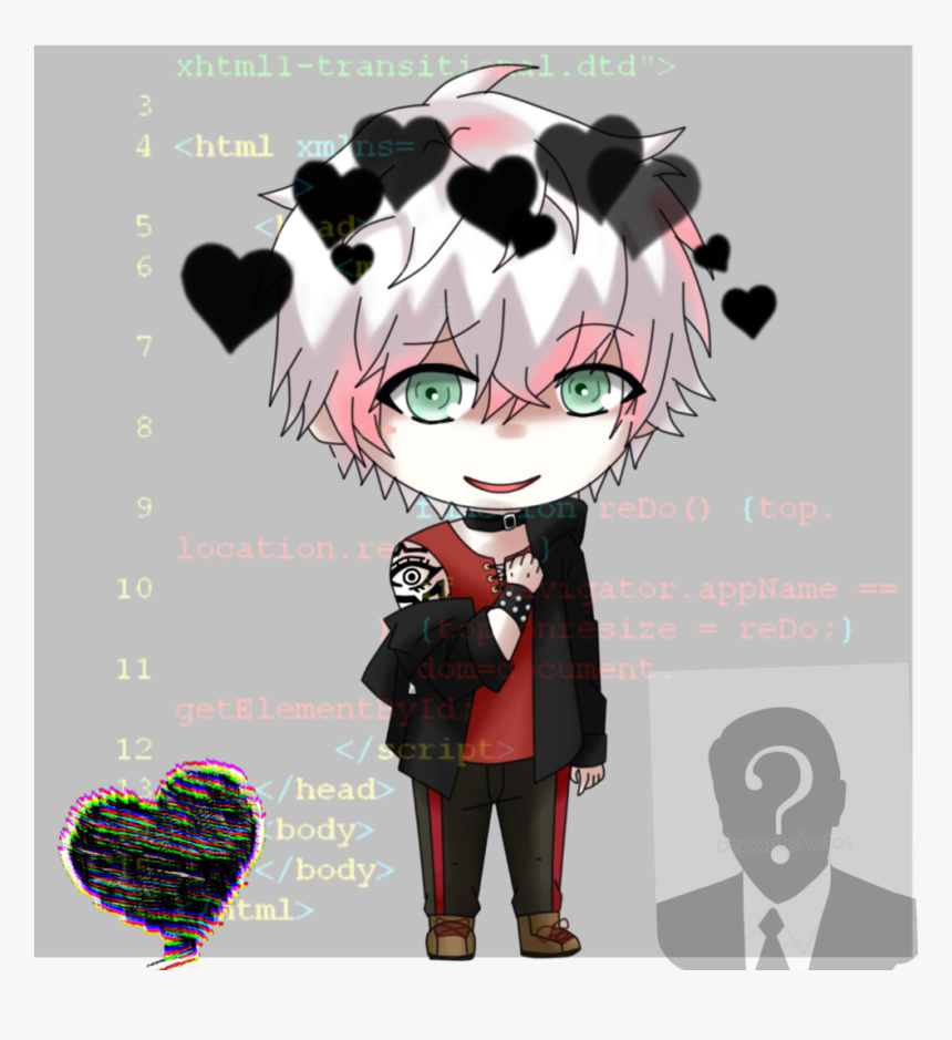 Transparent Mystic Messenger Png - Black Heart Crown Png, Png Download, Free Download