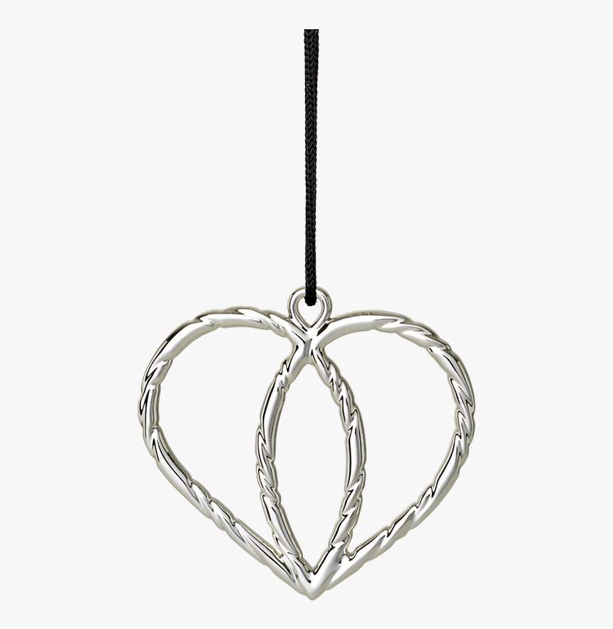 Rosendahl Karen Blixen Heart Crown Silver Plated - Locket, HD Png Download, Free Download