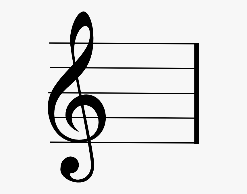 Treble Clef Note E, HD Png Download, Free Download