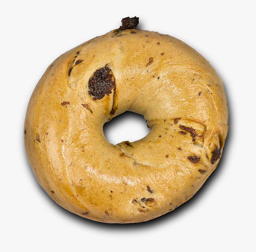 Bagel Cinnamon Raisin 1 - Doughnut, HD Png Download, Free Download