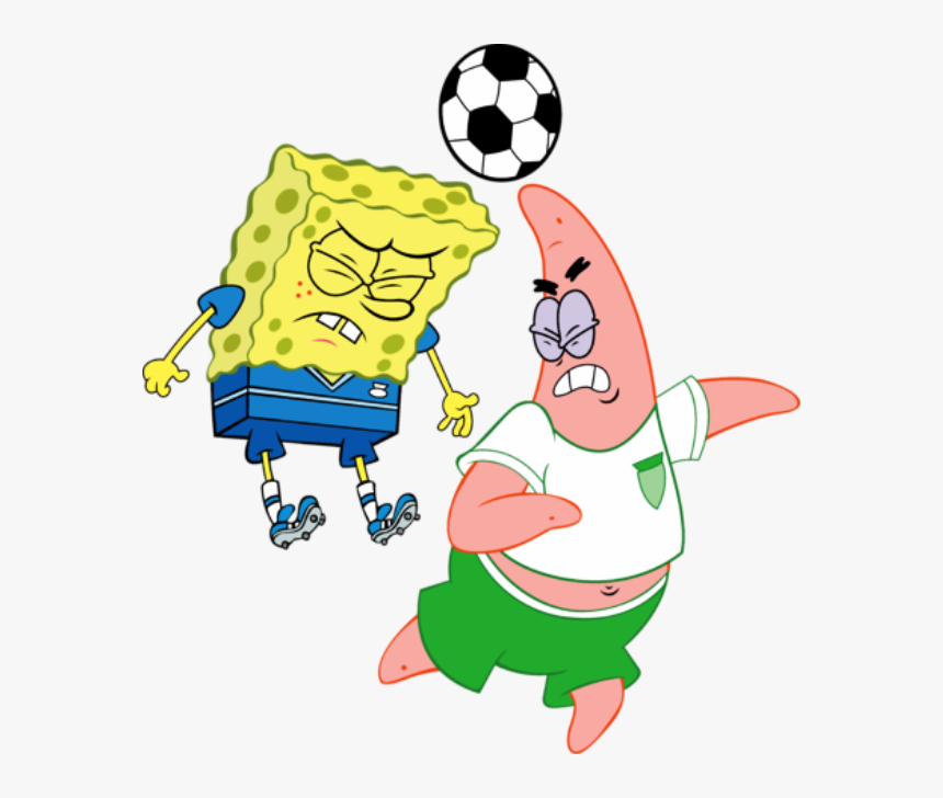 Patrick Star Playing Football With Spondgebob-eq241 - Patrick Star Playing Soccer, HD Png Download, Free Download
