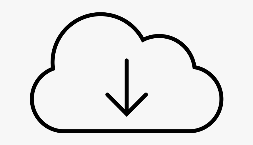 Cloud Download Icon Png Image Free Download Searchpng - Line Art, Transparent Png, Free Download