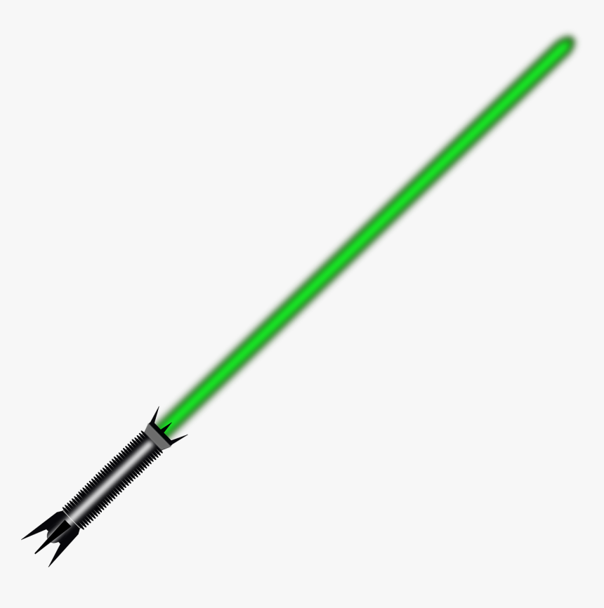 Green Lightsaber Clip Art, HD Png Download, Free Download