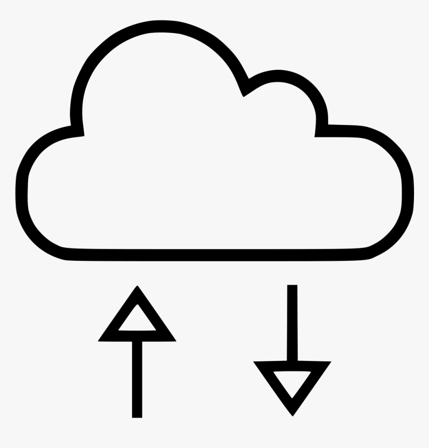 Communication Internet Download Upload Cloud - Cloud Internet Png, Transparent Png, Free Download