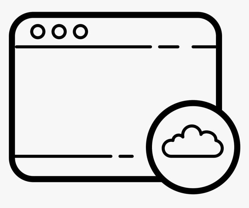 Window Cloud Icon - Window, HD Png Download, Free Download