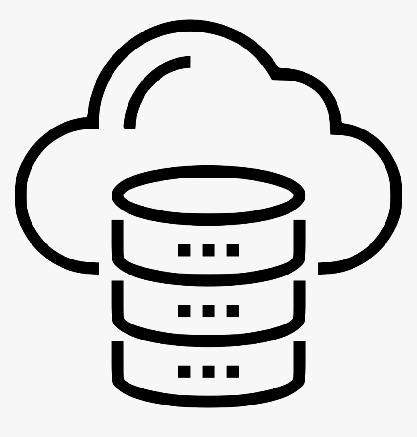 Cloud Database - Cloud Database Free Icon, HD Png Download, Free Download