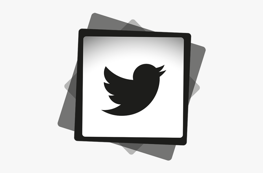 Black White Icon Social - Pink Twitter Logo Png, Transparent Png, Free Download