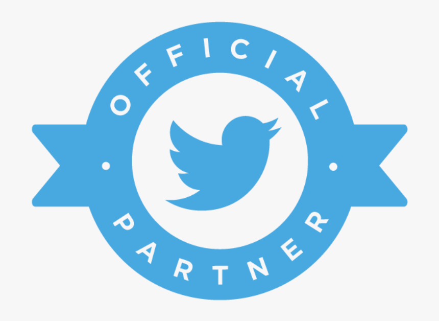 Twitter Official Partner Logo, HD Png Download, Free Download