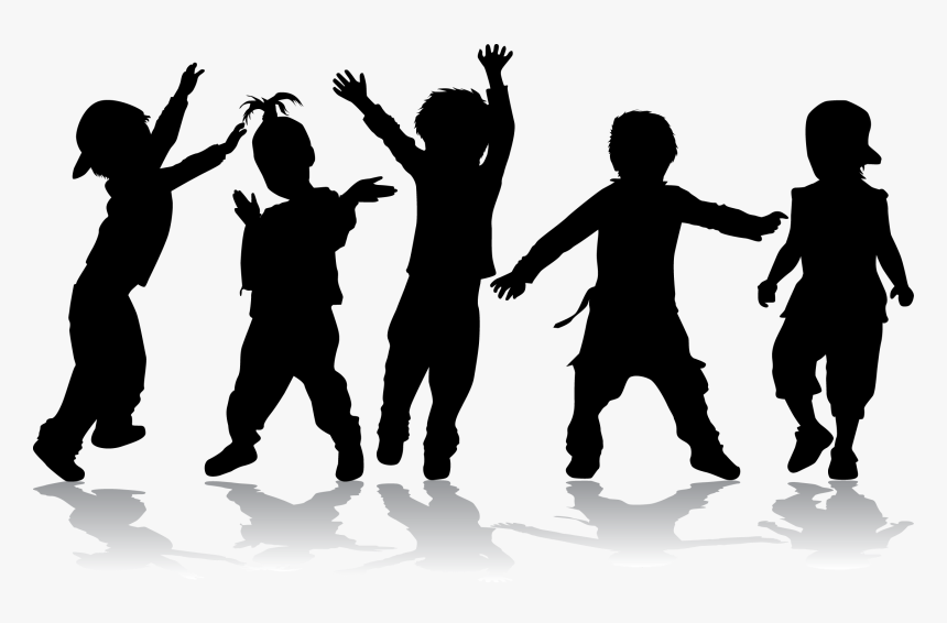 Dance Child Royalty-free Silhouette - Childcare Silhouette, HD Png Download, Free Download