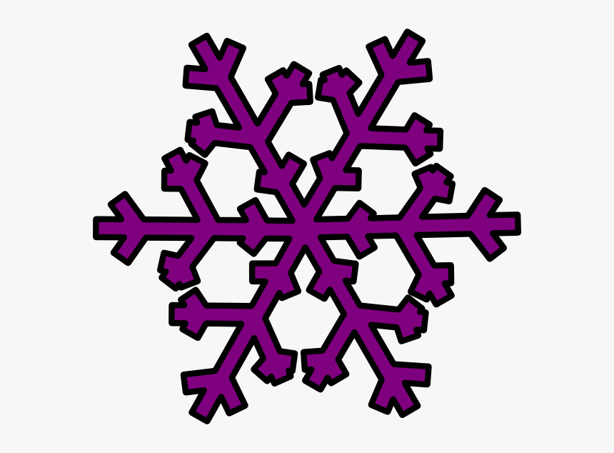 Transparent Snowflake Silhouette Png - Transparent Background Snowflake Cartoon, Png Download, Free Download