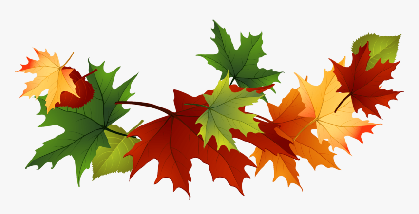 Maple Leaf Garland - Fall Leaves Clipart Free, HD Png Download, Free Download