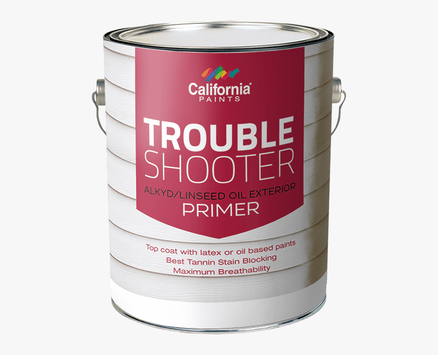 California Trouble Shooter Exterior Linseed Primer - Trouble Shooter California Paints, HD Png Download, Free Download
