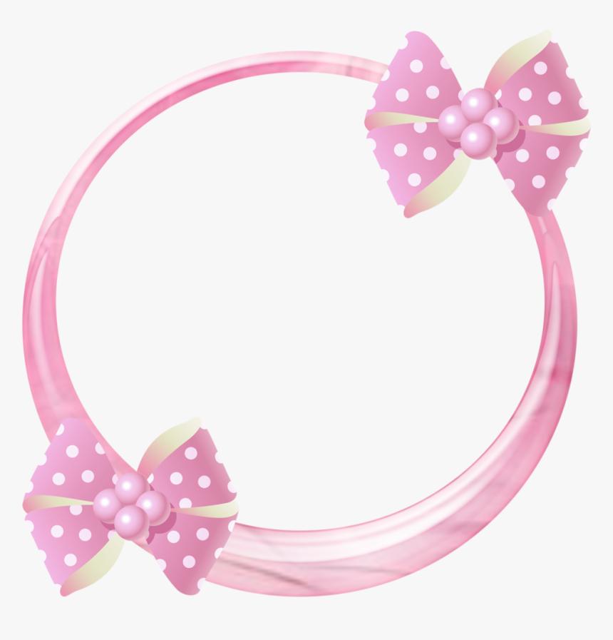 Round Frame Png Hd - Pink Circle Frame Png, Transparent Png, Free Download