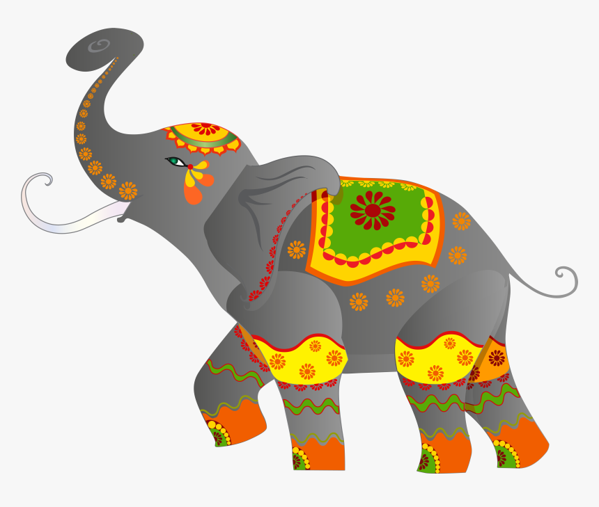 Tribal Elephant Png, Transparent Png, Free Download