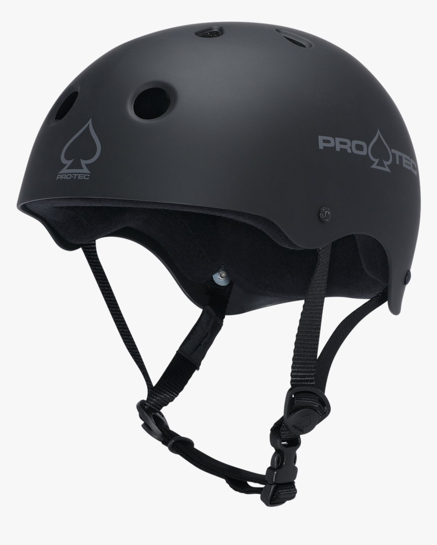 Pro-tec Classic Rubber Black Helmet, HD Png Download, Free Download