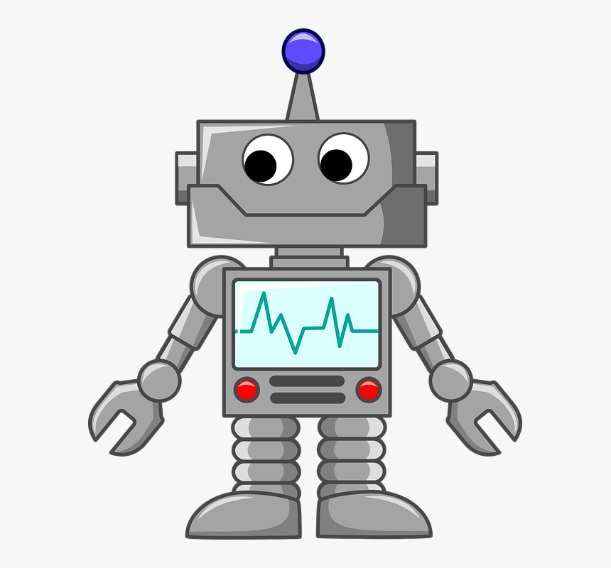 Cartoon Bot - Robot Cartoon, HD Png Download, Free Download