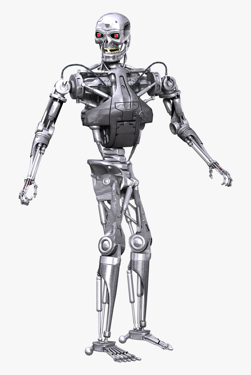 Robot Terminator - Futuristic Robot Png, Transparent Png, Free Download
