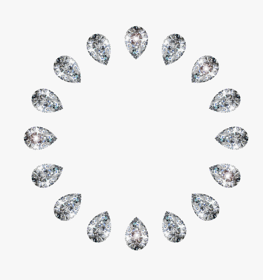 Diamond Circle Frame Png, Transparent Png, Free Download