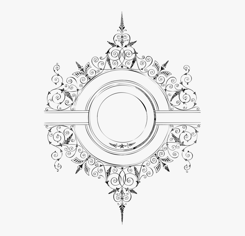 Lace Decorative Arts Ornament Borders And Frames Picture - Border Vintage Design Png, Transparent Png, Free Download