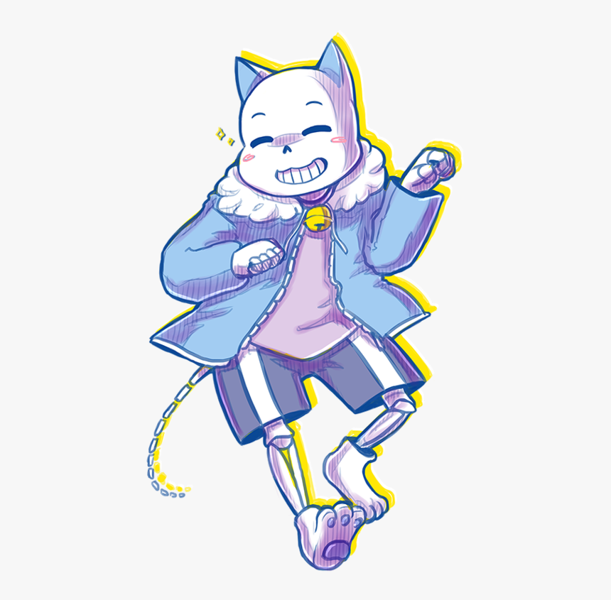 Purple Cat Art Sans Undertale Png Image High Quality, Transparent Png, Free Download