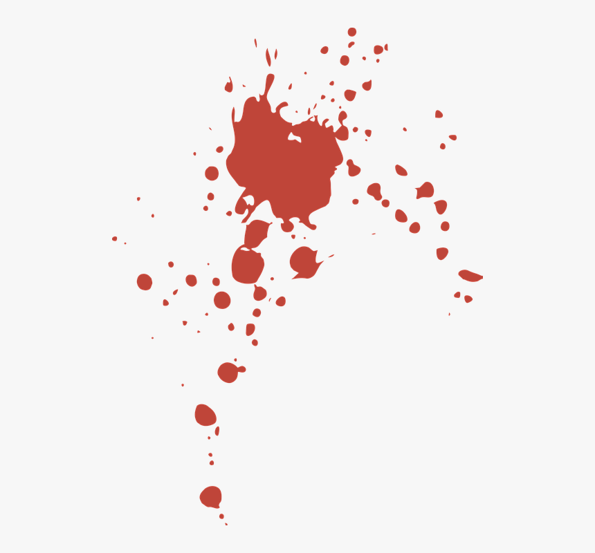 Splotch, Splash, Paint, Red, Liquid, Blob, Blot - Manchas De Sangue Png, Transparent Png, Free Download