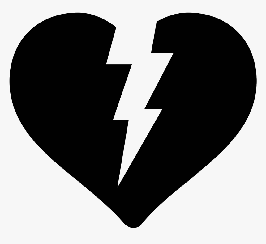 Broken Heart Symbol Computer Icons - Broken Heart Icon Png, Transparent Png, Free Download