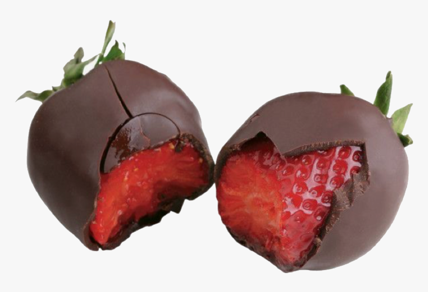 Strawberries In Chocolate Png, Transparent Png, Free Download