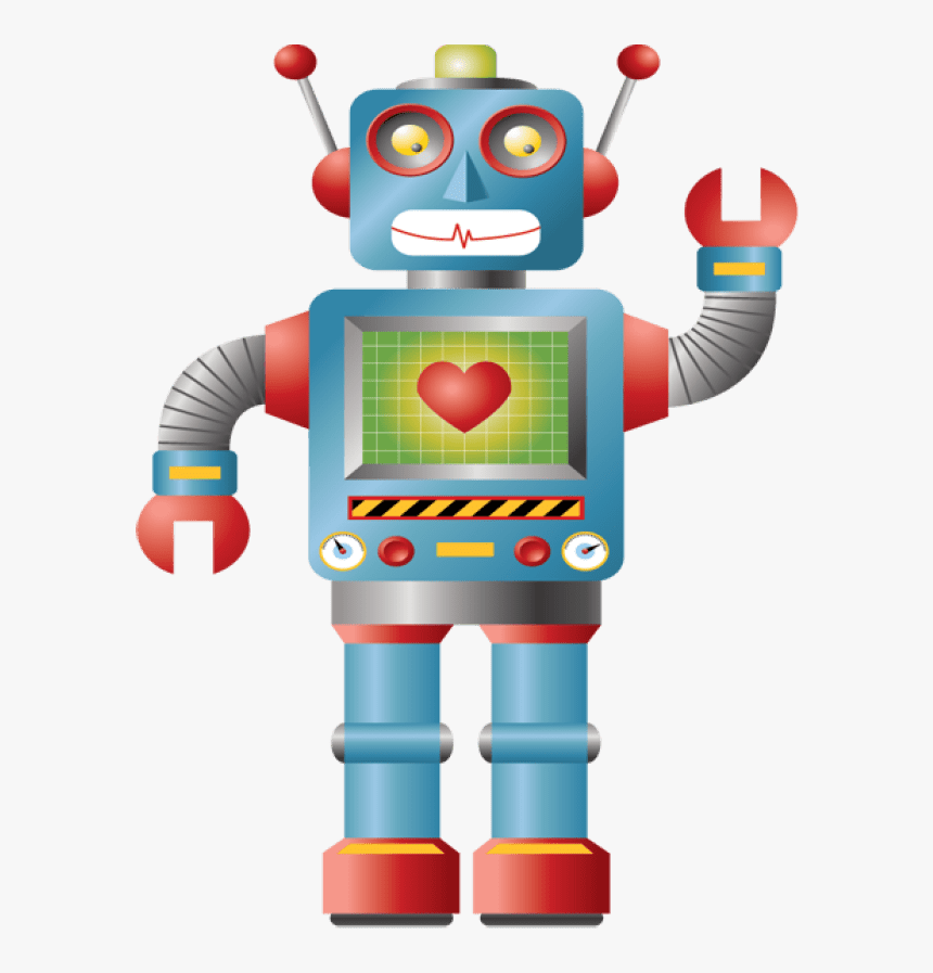 Colourful Robot - Toy Clipart, HD Png Download, Free Download